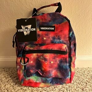 VIBEDRATION Galaxy Print Mini Backpack - Multicolor